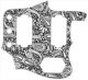Paisley BK/WH
