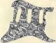 Paisley Black/White - SSS Elite Strat