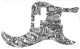Paisley Black/White