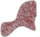 Paisley Red/Gray