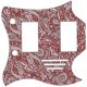 Paisley Red/Gray