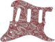Paisley Red/Gray