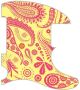 Paisley Red/Yellow