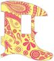 Paisley Red/Yellow