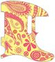 Paisley Red/Yellow