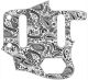 Paisley WH/BK