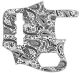 Paisley White/Black