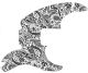 Paisley White/Black