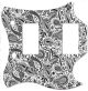 Paisley White/Black