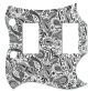 Paisley White/Black