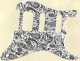 Paisley White/Black - HSS Shawbucker Elite Strat