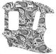 Paisley WH/BK