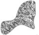 Paisley White/Black