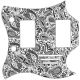 Paisley White/Black