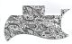 Paisley White/Black