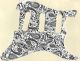 Paisley White/Black - SSS Elite Strat