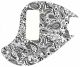 Paisley White/Black