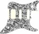Paisley White/Black