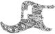 Paisley White/Black