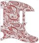 Paisley White/Red - Vintera '50s Tele