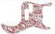 Paisley White/Red