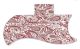 Paisley White/Red