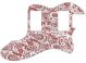 Paisley White/Red