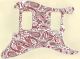 Paisley White/Red
