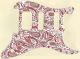 Paisley White/Red