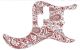 Paisley White/Red