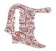 Paisley White/Red