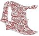 Paisley White/Red