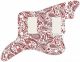 Paisley White/Red
