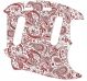 Paisley White/Red
