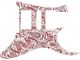 Paisley White/Red