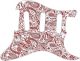 Paisley White/Red