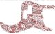 Paisley White/Red