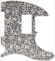 Parchment Flower Pattern Aged White
