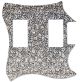 Parchment Flower Pattern Aged White