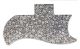 Parchment Flower Pattern Aged White