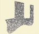 Parchment Flower Pattern Aged White