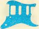 Parchment Flower Pattern Blue
