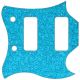 Parchment Flower Pattern Blue