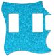 Parchment Flower Pattern Blue