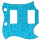 Parchment Flower Pattern Blue