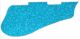 Parchment Flower Pattern Blue