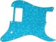 Parchment Flower Pattern Blue