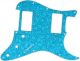 Parchment Flower Pattern Blue