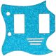 Parchment Flower Pattern Blue