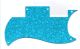 Parchment Flower Pattern Blue